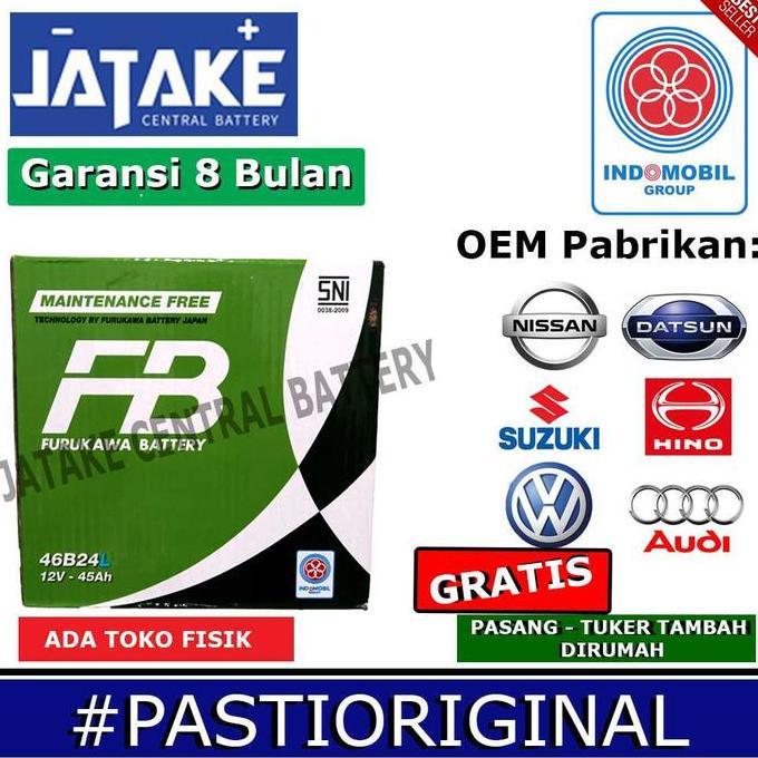 Aki kering mobil Livina Xpander Ertiga March NS60L Furukawa Battery FB