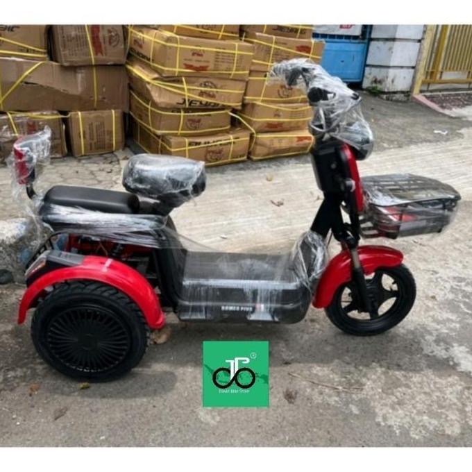 Terlaris Sepeda Listrik (Roda 3) Uwinfly Romeo + (Generasi Terbaru)
