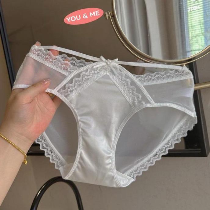 DI104 - Youandme - Celana Dalam Wanita Sexy Berongga Jala Renda