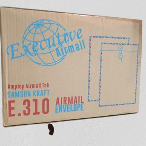 Sandto- Amplop Coklat Executive Folio Tali 310 Airmail/Map Coklat Lamar Kerja Kertas