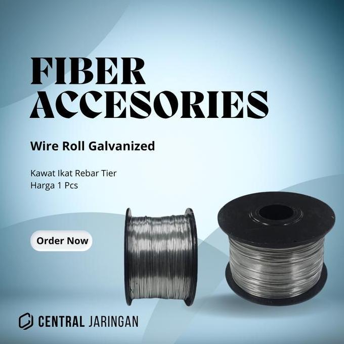 Wire Roll Galvanized|Kawat Ikat Rebar Tier 0.8mm x 110 mtr Kawat