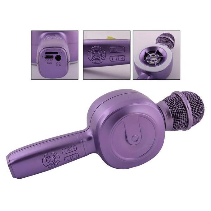 Barbaku_store - Mic Bluetooth Speaker Wireless Original FLECO S-1 | Mic Speaker Mic Karaoke Dengan L