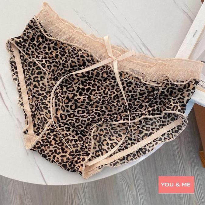 DB202 - Celana Dalam Wanita Motif Zebra Leopard Polkadot