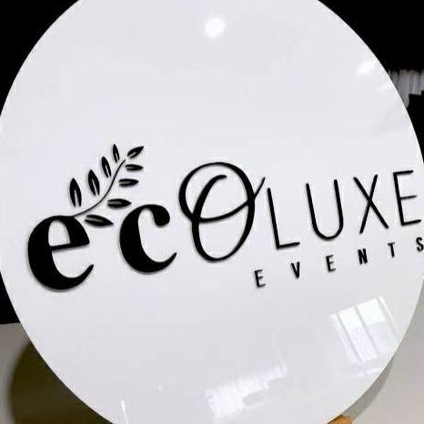 Papan nama toko bulat / Logo sign akrilik custom /tanpa lampu