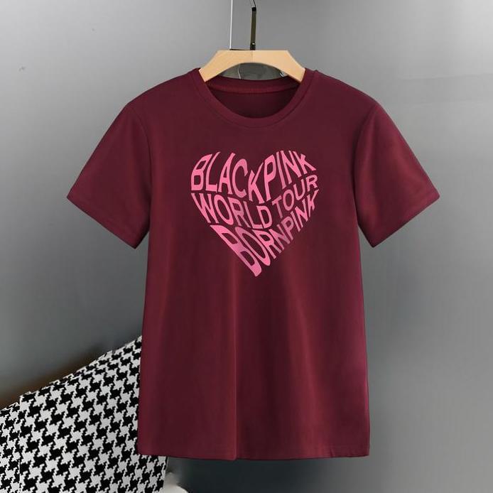 Ready ACC WIJAYA Kaos Premium Wanita KS545 Size S M L XL 2XL 3XL 4XL 5XL- BlackPink