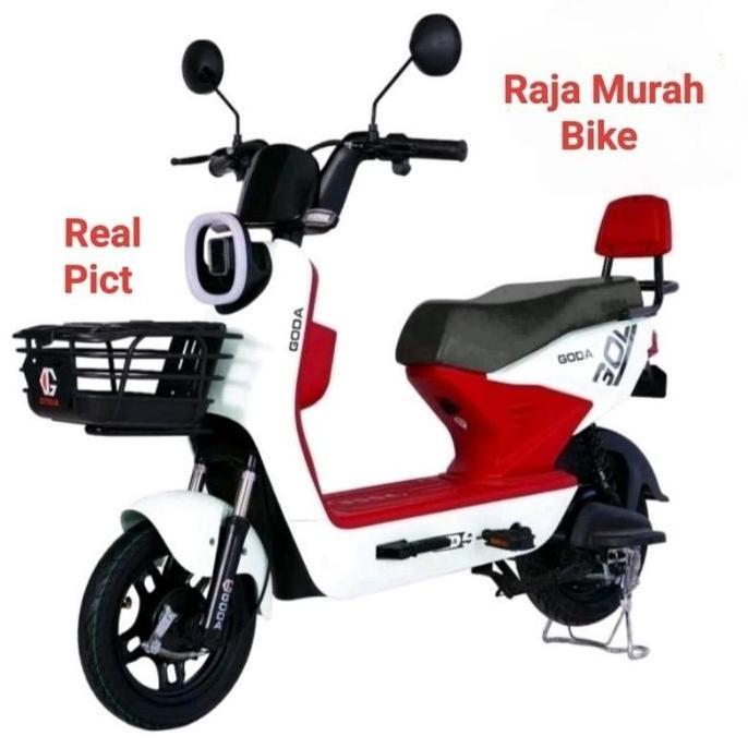 Terlaris Sepeda Listrik Goda 122 Bergaransi Resmi Sepeda Listrik E-Bike Goda 122 Motor Listrik