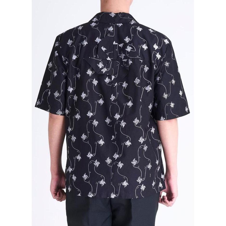 Black Angkah Batik Shirt - OE x Wilsen Willim Best Seller
