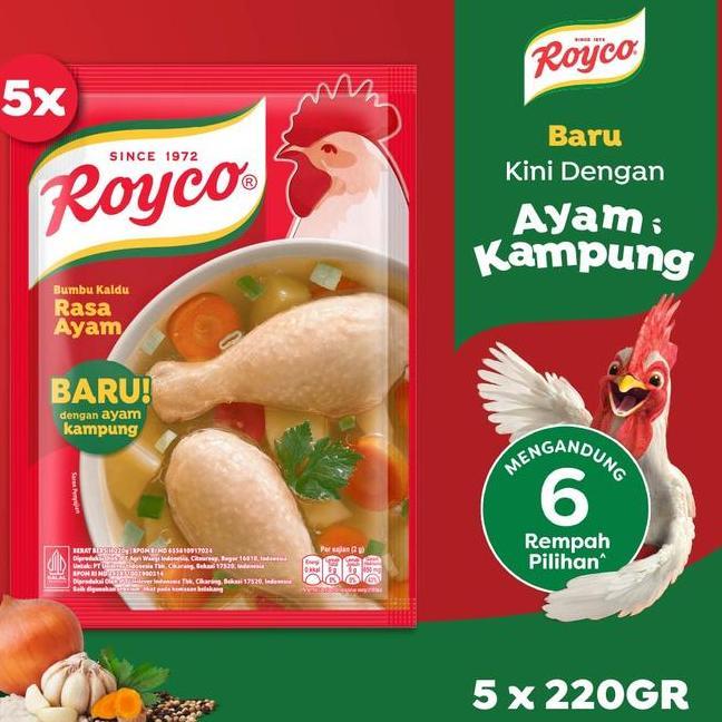 Spesial Royco Bumbu Kaldu Ayam 220G Isi 5