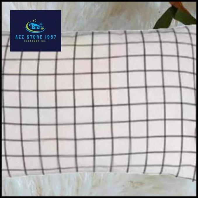 Sarung Bantal Tidur Motif Kotak Aesthetic Premium