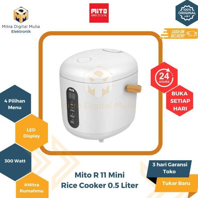Mito R11 Premium Digital Mini Rice Cooker 0.5 Liter