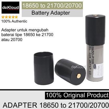 BATERAI ADAPTER 18650 TO 21700 / 20700 | BATRE ADAPTOR KE BATTERY