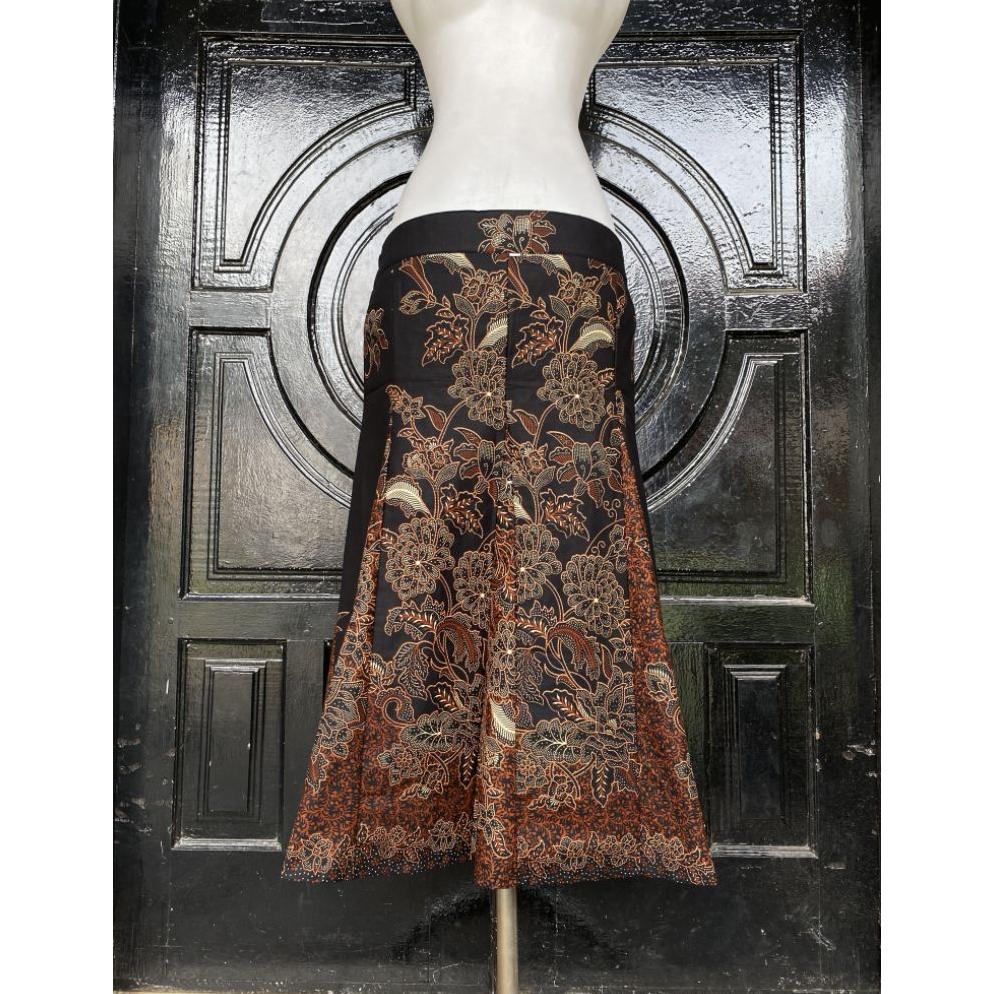 DISKON BESAR Rok Batik Kekinian pendek7/8 Model Pecah8 Bawahan Wanita terlaris