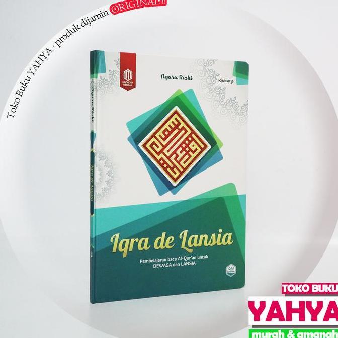 Iqra de Lansia Ukuran Besar A4 - Iqro untuk Dewasa - Ngara Rikzy GJ