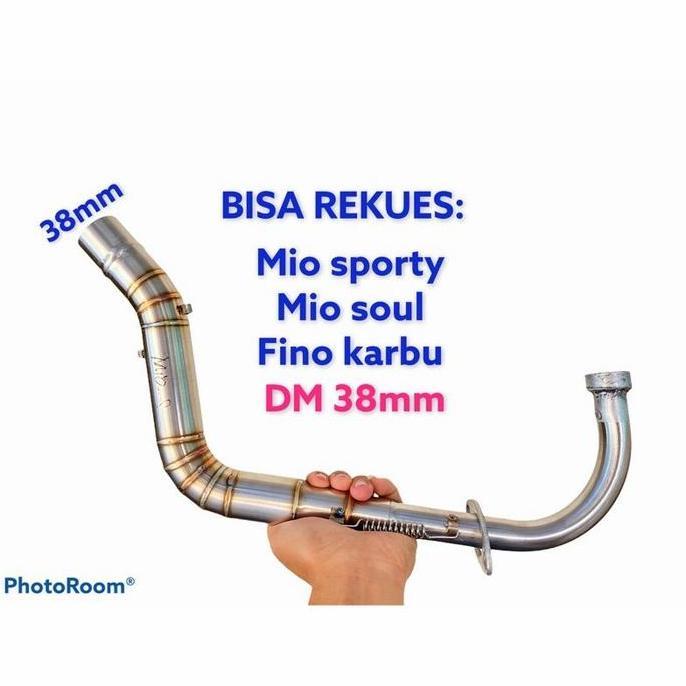 Leher knalpot inlet 38mm mio sporty mio soul mio fino