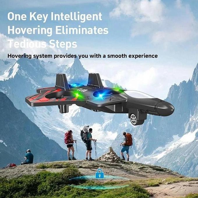 Ranggastandmurah - Mainan Pesawat Kontrol Jarak Jauh 2.4G Epp Stunt Remote Control Led Glider Airpla
