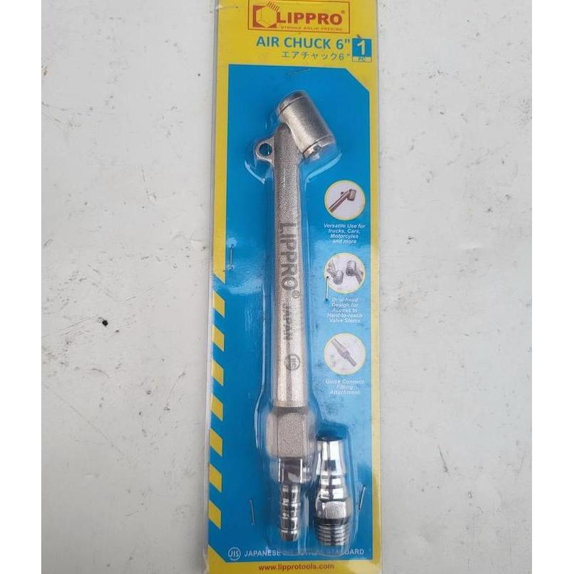 Autopic- Alat Isi Angin Ban Lippro Kopler Nepel Tire Air Chuck Coupler Nipple