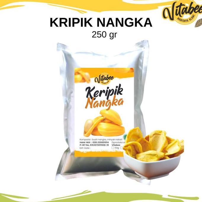 VITABEE Keripik Buah 250 Gram Nangka Apel Salak Nanas Mangga Rambutan - FIONA VITABEE Kripik Khas Ko
