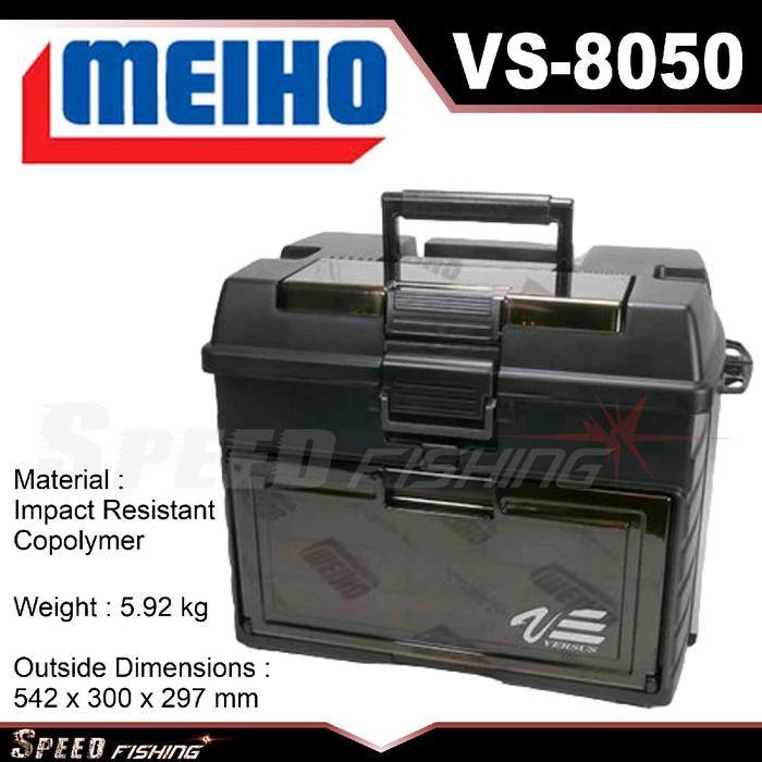 (Termurah) Tackle Box Meiho Versus Vs-8050 Kotak Perlengkapan Alat Pancing Tamiya Bestseller
