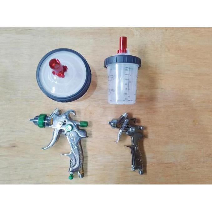 Autopic- Tabung Spray Gun Snap Lid System Snap Colad Kaze Mixing Cup
