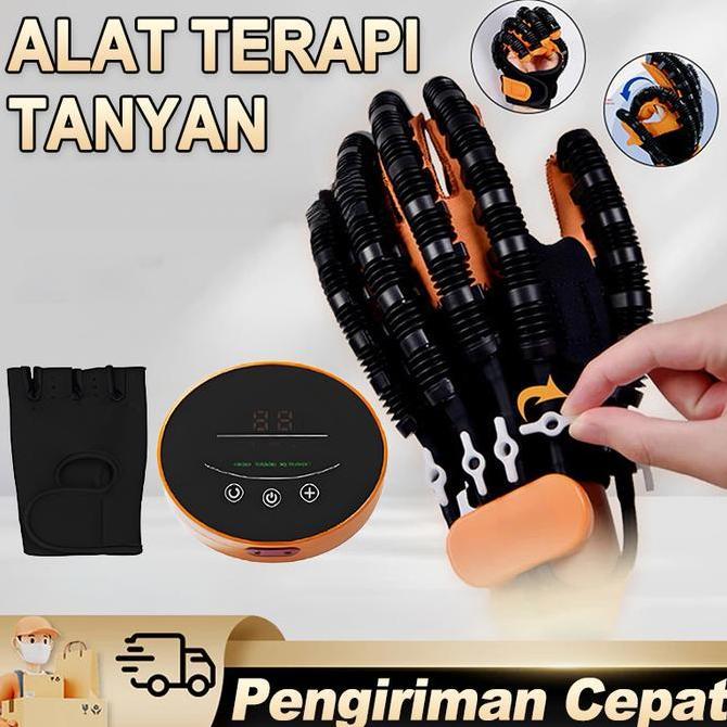 MVO Sarung Tangan Robot Smart untuk Terapi Stroke - Alat Elektrik Latihan Jari & Tangan, Bantu Pulih
