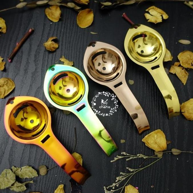 Pemisah Telur Stainless / Egg Yolk Separator Stainless /Saringan Telur KS