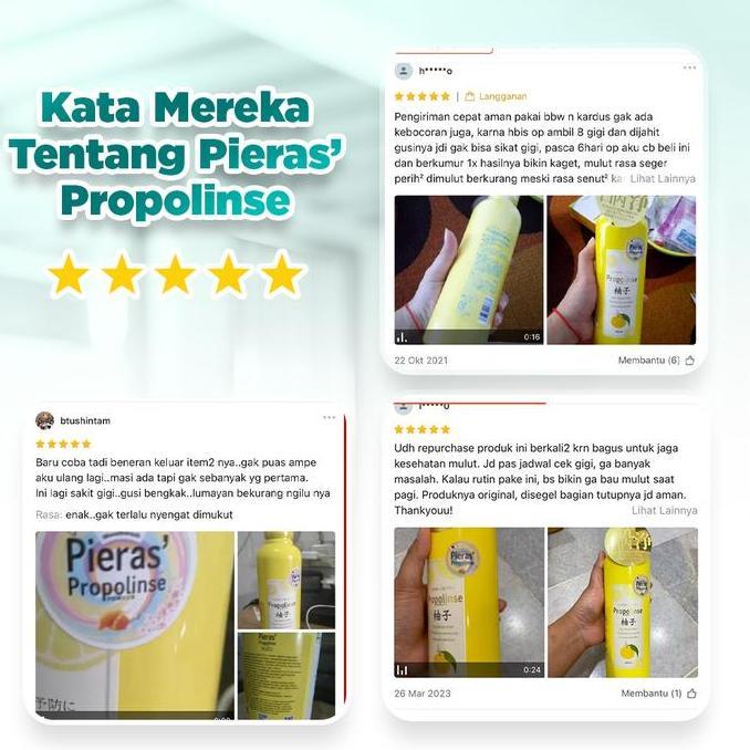 Willll- Pieras Propolinse Sikat Gigi Elektrik Dan 5 Botol Propolinse