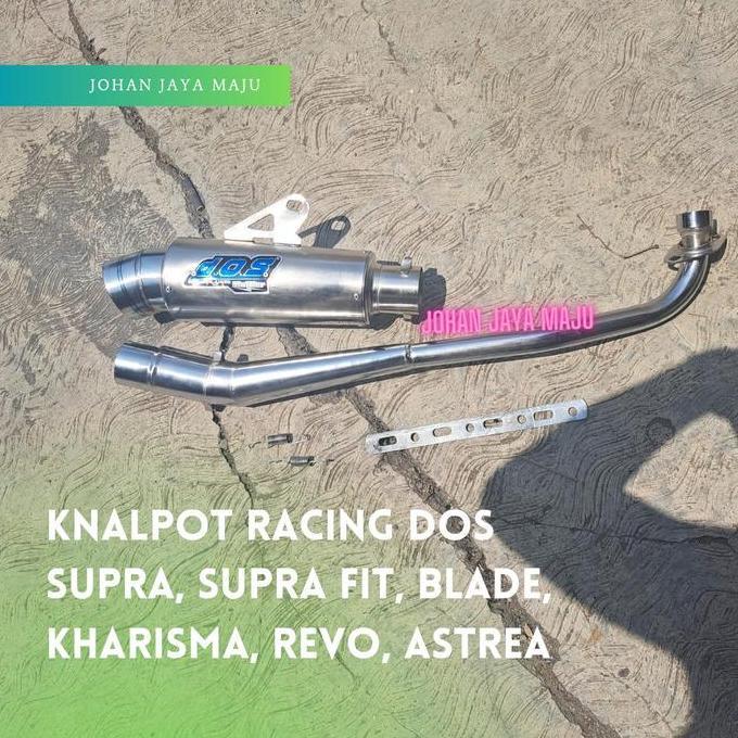 Knalpot Dos Supra X 125  DOS Supra, Supra Fit, Kharisma, Revo, Astrea Motor