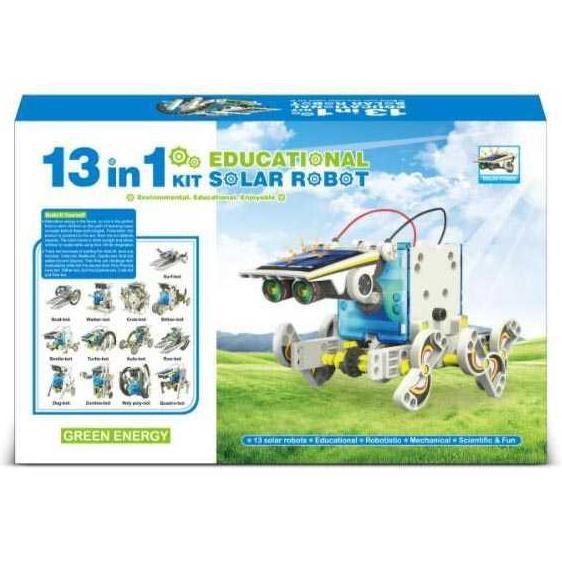 Robot Transforming Solar cell 13 in 1 Mainan Edukasi Robotic Y3525 original