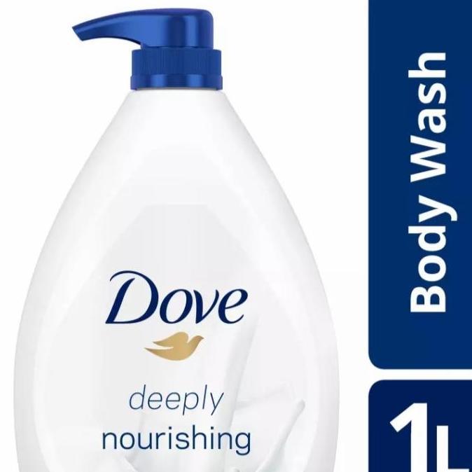Yupp- Dove Body Wash Deeply Nourishing 1Liter Sabun Mandi Dove
