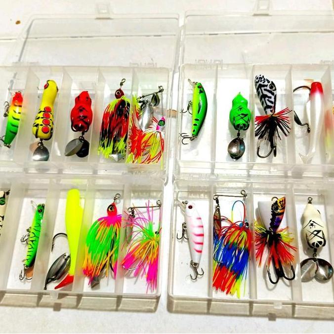 PAKET 5PCS UMPAN CASTING + BOK. UMPAN CASTING GABUS DAN TOMAN