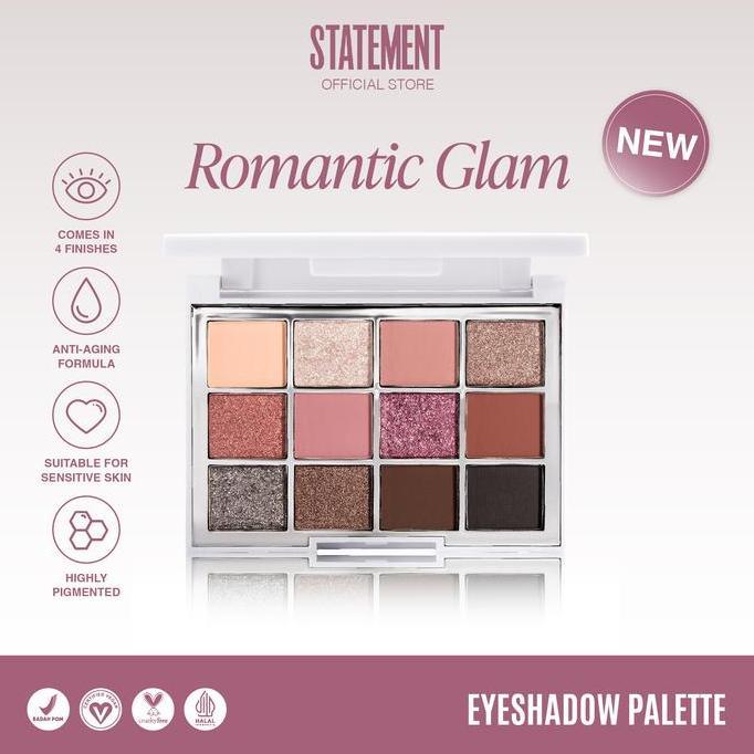 Bytwll- Statement  Romantic Glam Eyeshadow Palette