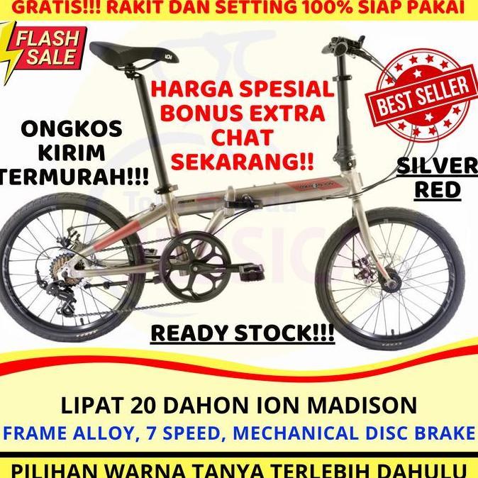 Terlaris Sepeda Lipat 20 Dahon Ion Madison