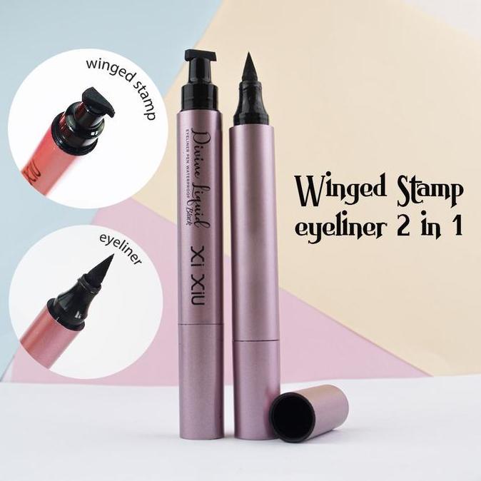 Bytwll- Xi Xiu Divine Eyeliner Pen Stamp - Eyeliner Stamp Waterproof  Xi Xiu