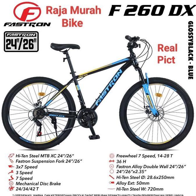 Terlaris Sepeda Gunung Mtb Fastron F260 Dx 26 Inch Sepeda Mtb 26 Inch Fastron By Pacific Sepeda Gunu