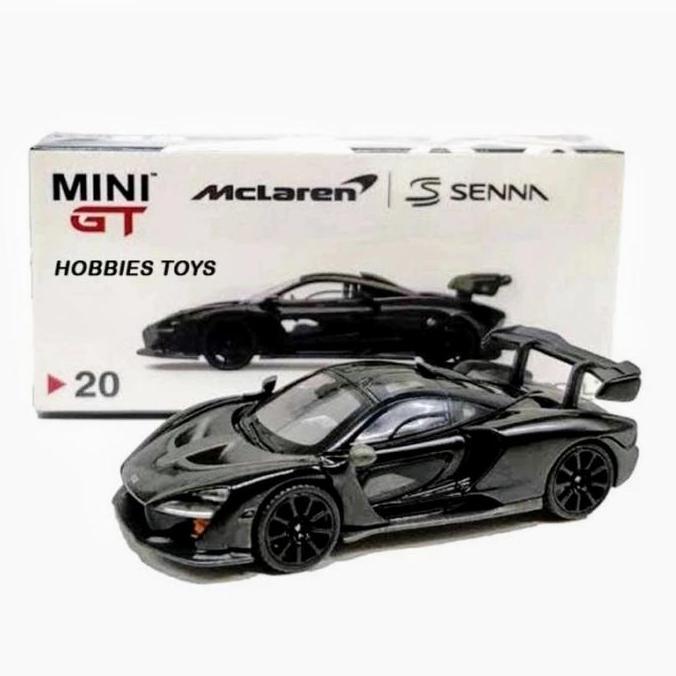 MINI GT 20 MCLAREN SENNA ONYX BLACK KODE 296