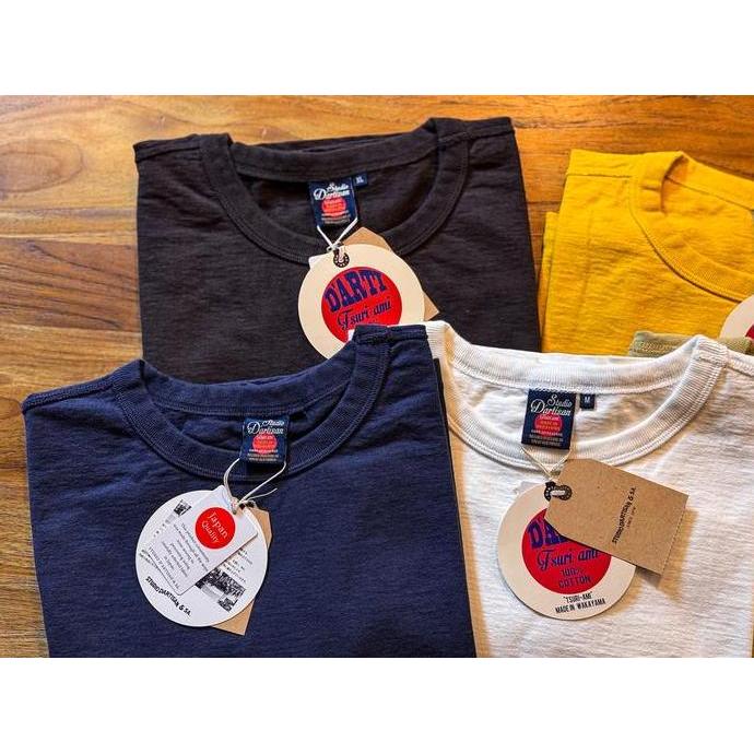 Studio DArtisan Tsuri-Ami Loopwheeled Plain T-Shirts