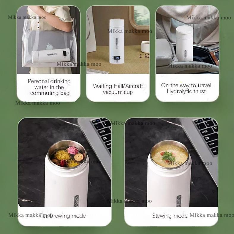 BESTPROMO 500ML PORTABLE / DENGAN PEMANAS AIR / PEMANAS AIR LISTRIK / KETEL MOBIL PORTABLE