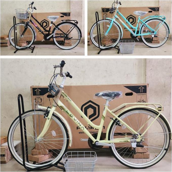 Terlaris Sepeda Ctb 26 Polygon Lovina - Cream