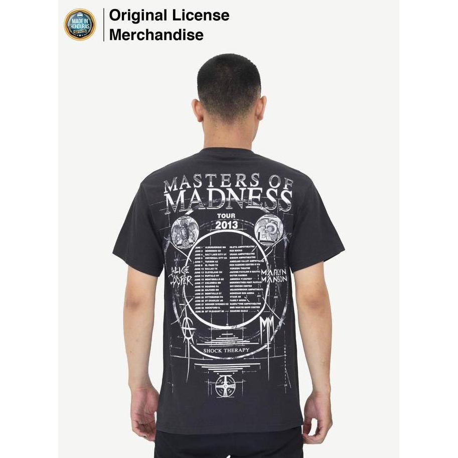 Kaos Baju Tshirt Pria Musik Metal Band MARILYN MANSON Original Masters