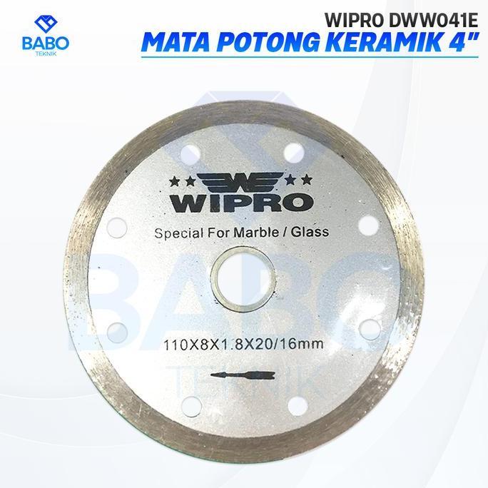WIPRO 4" DWW041E BATU MATA POTONG KERAMIK / GRANITE DIAMOND WHEEL
