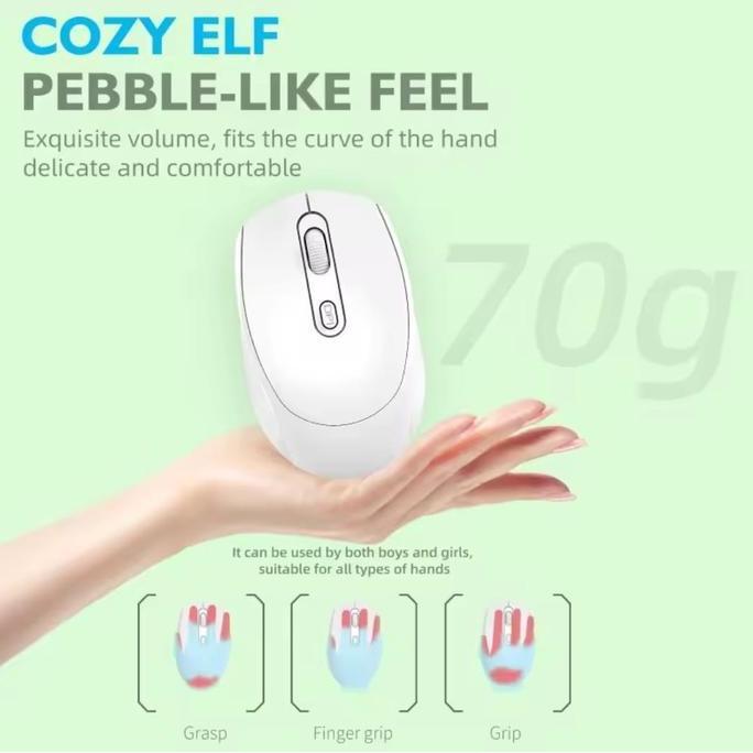 DV277 >> M-256 - Mouse Silent Click Macaroon Mouse Silent Wireless Mouse Wireless Silent Click Mouse