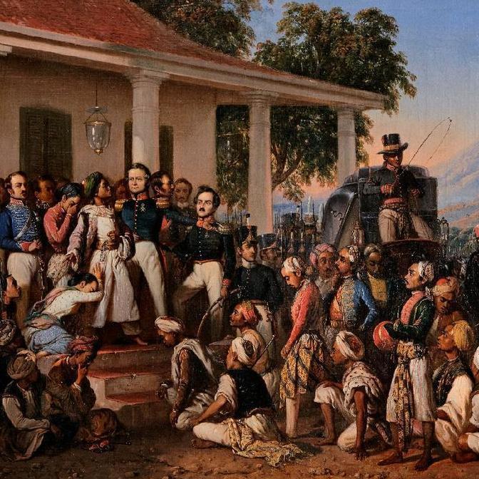 Terlaris Lukisan Raden Saleh The Arrest Of Pangeran Diponegoro Painting Terlaris