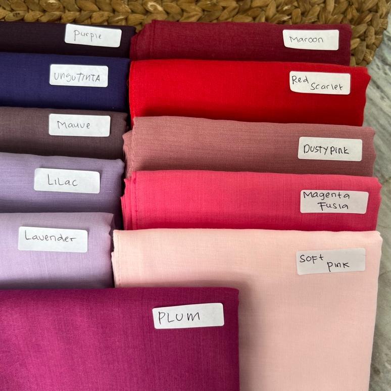 Hijab Voal Cotton JAHIT TEPI Premium Hijabnah Ramadhan