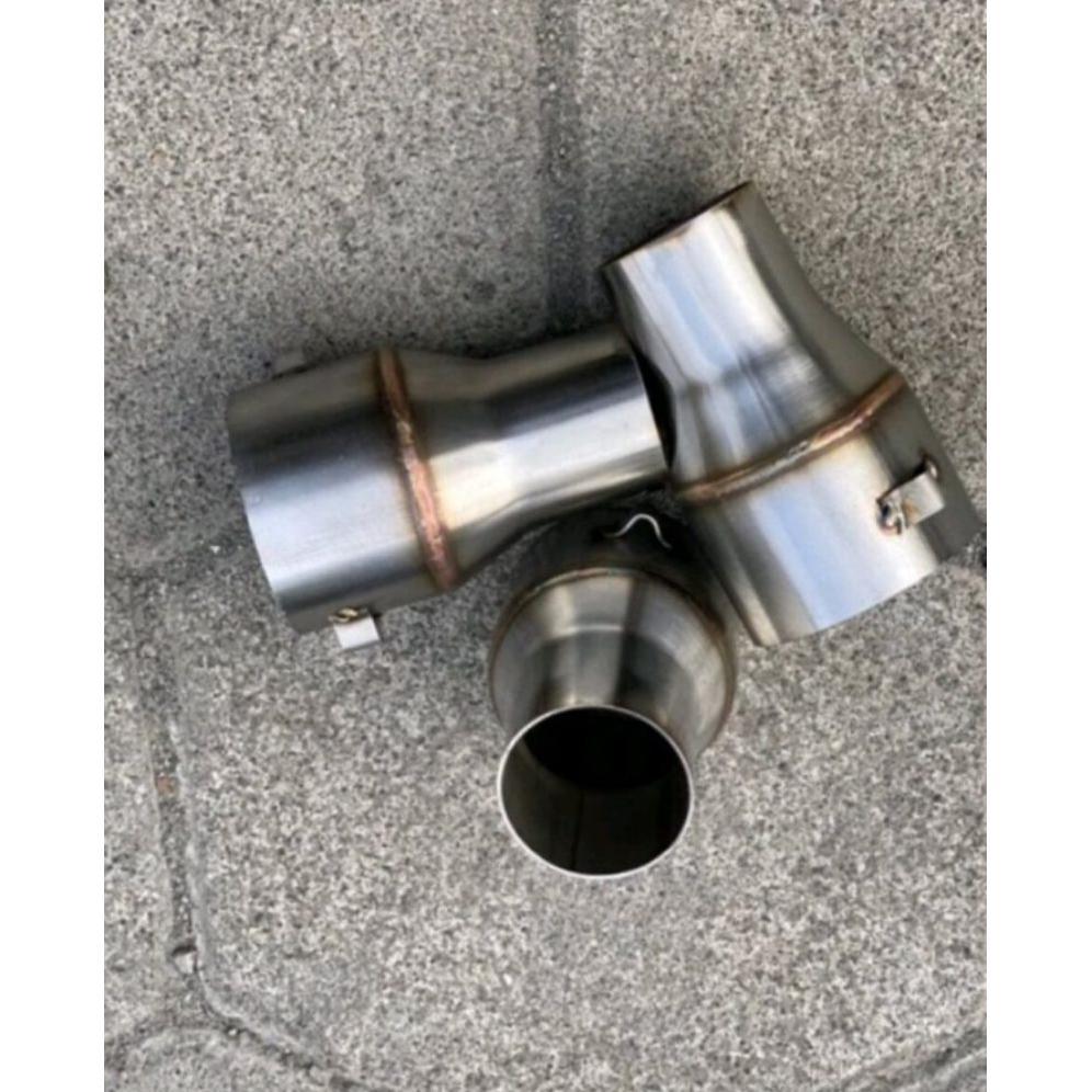 Discount slip on sambungan knalpot inlet 38 masuk ke inlet 50 mm,50mm-38mm,35mm-50mm bahan full stai