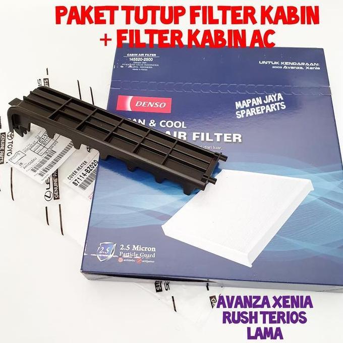 AKARAY KOMPLIT TUTUP COVER DAN FILTER KABIN AC COCOK UNTUK AVANZA XENIA RUSH LAMA DENSO