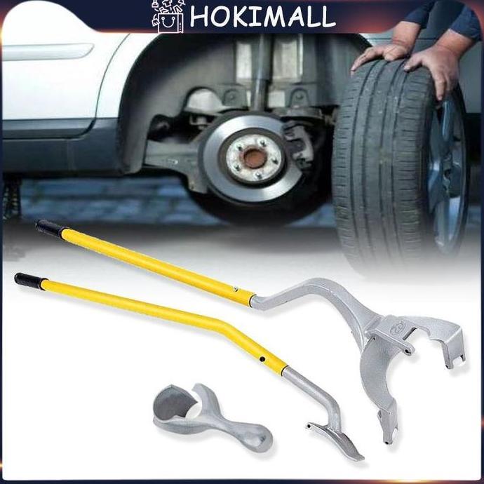 WOFLES Alat Bukaan Ban Mobil Manual Demounting Tools Alat Bukaan Ban Truk/Bus