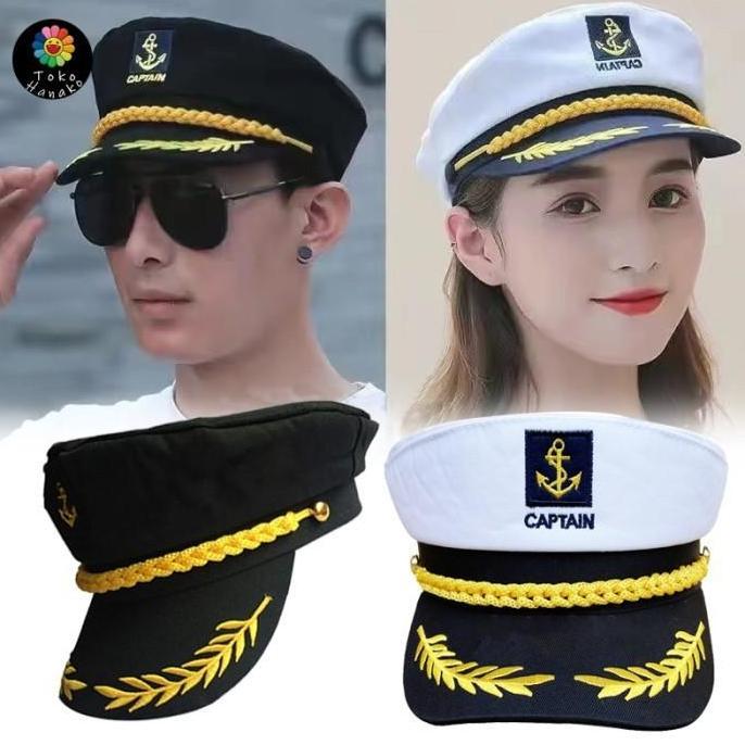VINTOP Topi Sailor Topi Pelaut Kapten Pirates Bajak Laut Topi/Sailor Hat