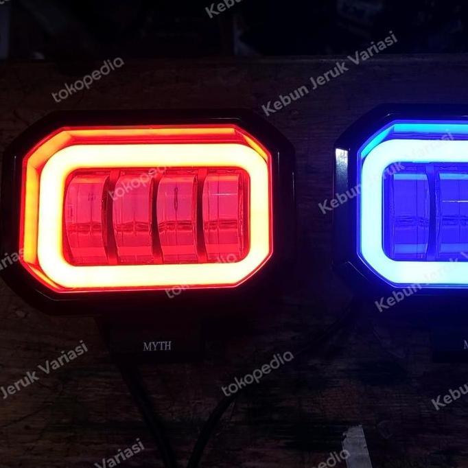 Lampu Tembak Sorot Led Cwl 4 Mata Lensa 4D 40 Watt Cree Angeleye Kotak Allshop
