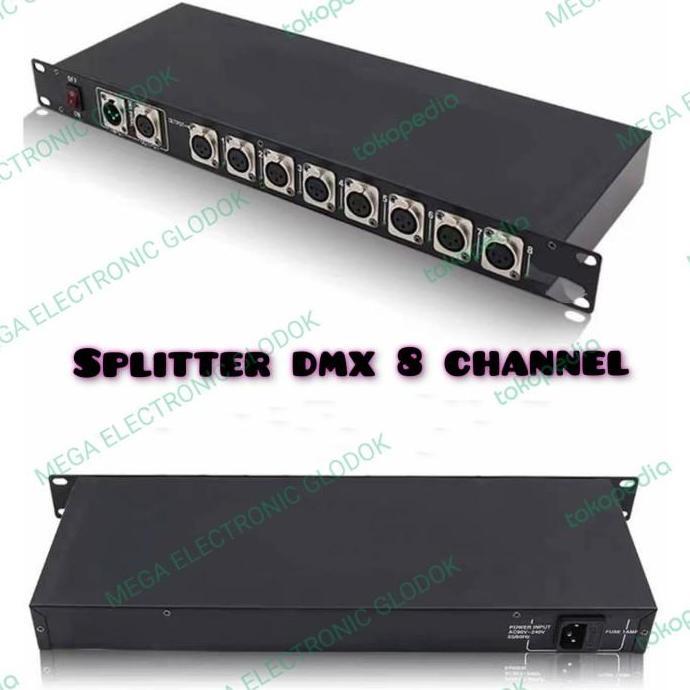 splitter dmx controller 8ch