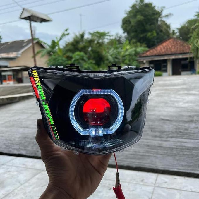 Lampu Motor Biled Matrix X1 Ukuran 3 Inch Cahaya Terang - Jupiter Mx King - Motorcycle Allshop